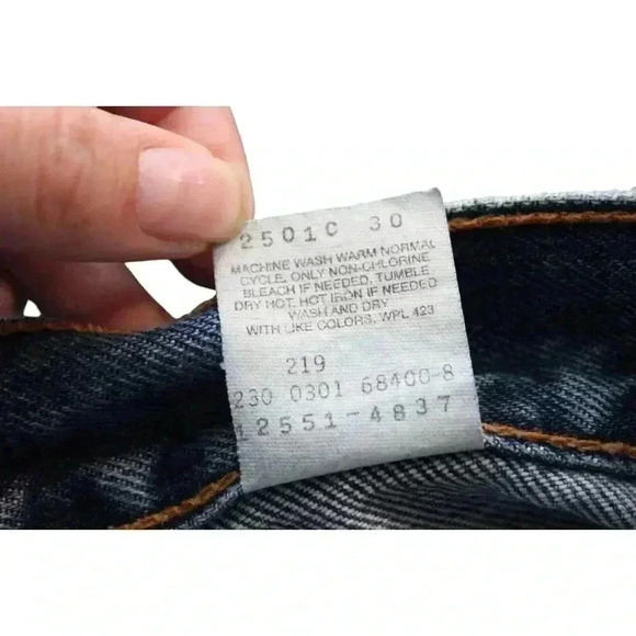 Vintage Y2K Levi's 550 Jeans Size 8 Petite Classic Relaxed Fit Tapered Leg Baggy - Picture 12 of 13